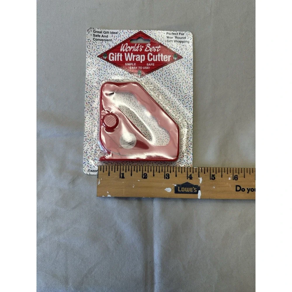 The World's Best Gift Wrap Cutter Red by Giftco Inc.